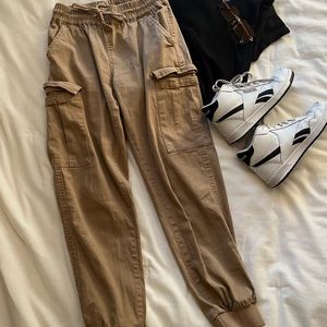 Streetwear Society Khaki Cargo Pants - Size S